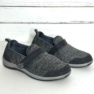 Orthofeet Quincy Stretch Casual Grey Women's Shoe Size 10 Wide